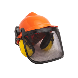 CASCO MOTOSERRISTA FONO CM501 VISOR DE MALLA METALICA