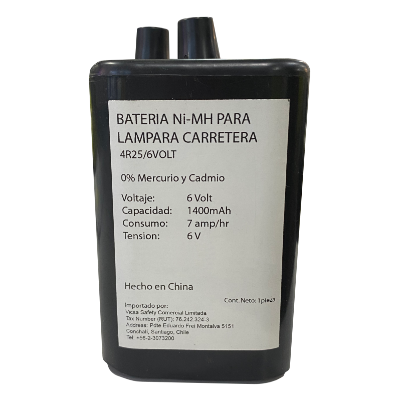 BATERIA PARA LAMPARA SEÑALIZACION