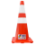 CONO SEÑALIZACION 28" DOBLE CINTA